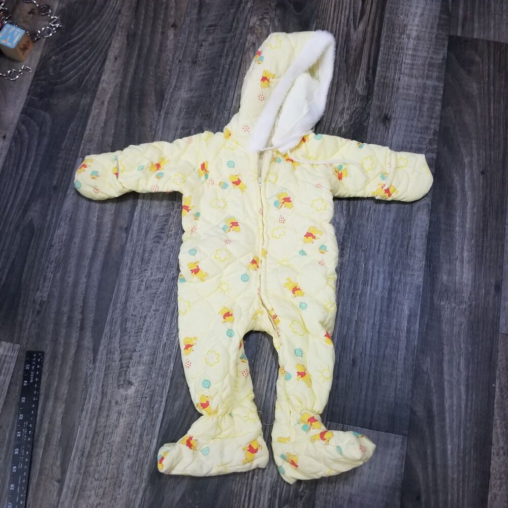 Vintage 1970's Walt Disney‎ Productions Pooh Toddler One Piece Size (S) Has Tear